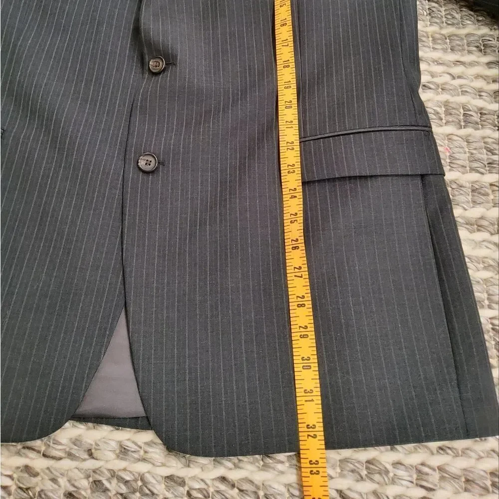 Lauren Ralph Lauren Striped Jacket Blazer Size 46 L
